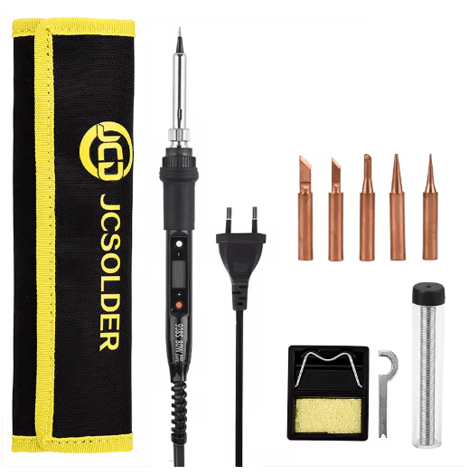 JCD 80W Digital Soldering Iron with LCD Display & Adjustable Temperature