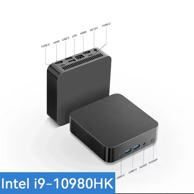 Intel i9 Windows 11 Pro Mini PC – 12GB RAM 512GB SSD WiFi 6 Compact Desktop Computer