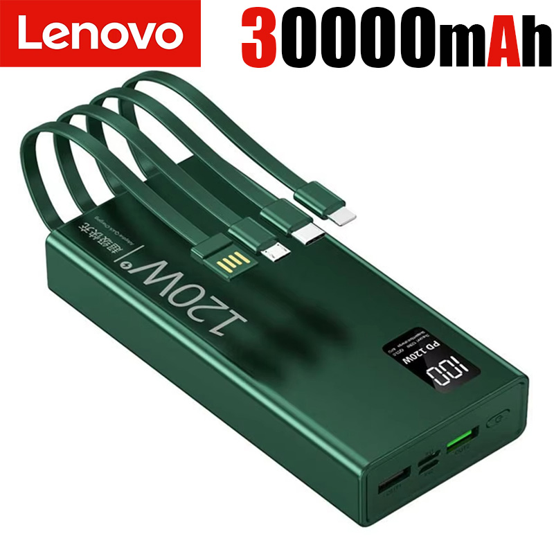 High Capacity Power Bank with Fast Charging Cables