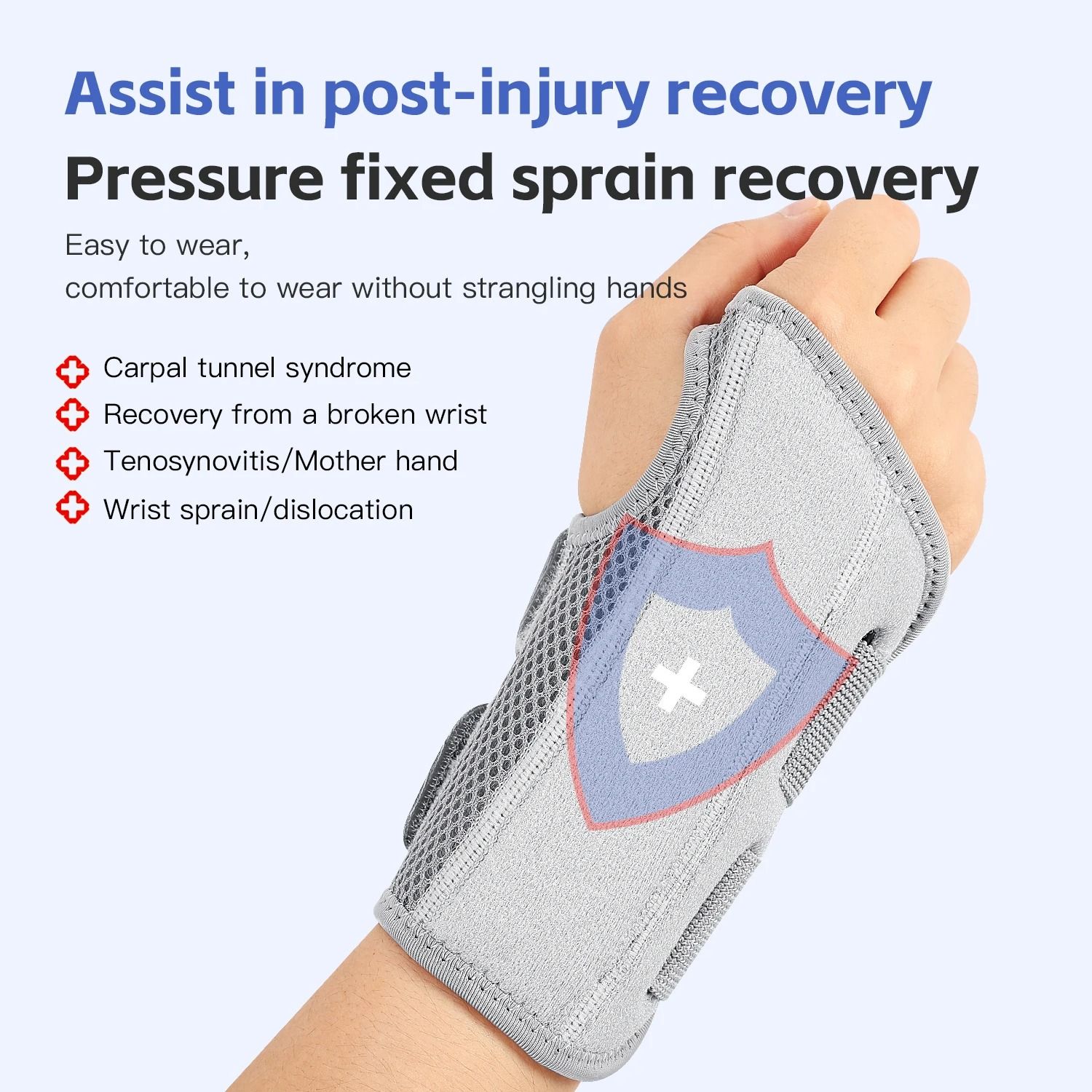 Wrist Support Brace for Carpal Tunnel and Injury Recovery