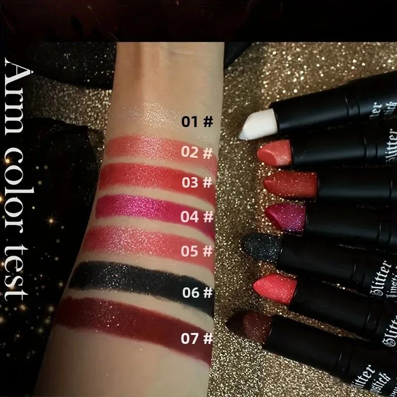 Diamond Shimmer Matte Glitter Lipstick