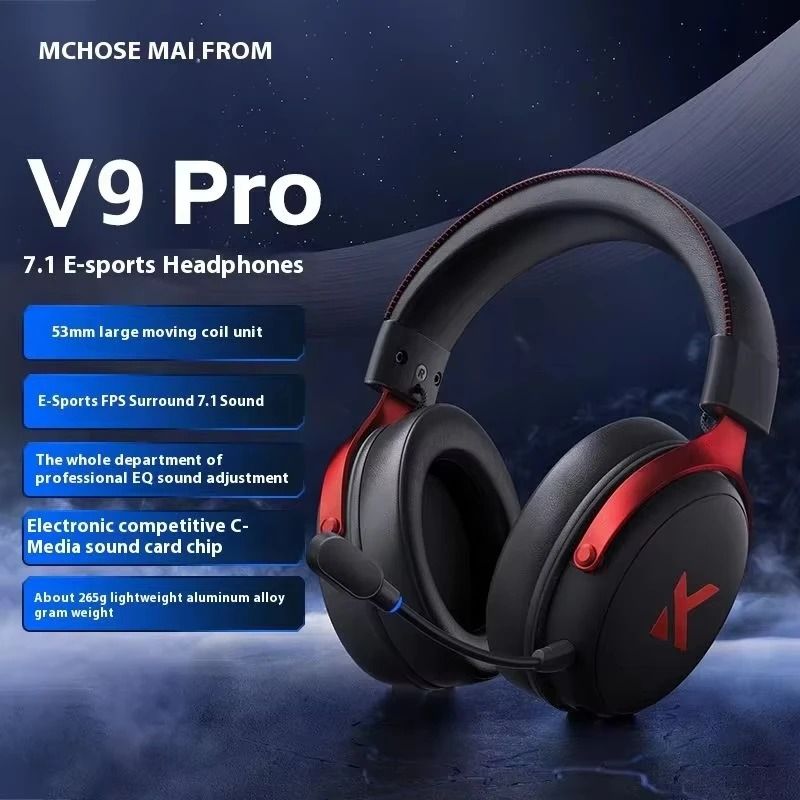 Smart Tri Mode Gaming Headphone Hi Res Music Active Noise Reduction Headset