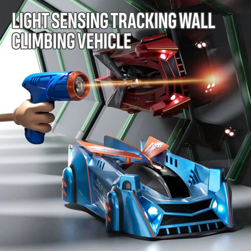 Wall Climbing RC Car Light Chasing Remote Control Anti Gravity Racing Toy