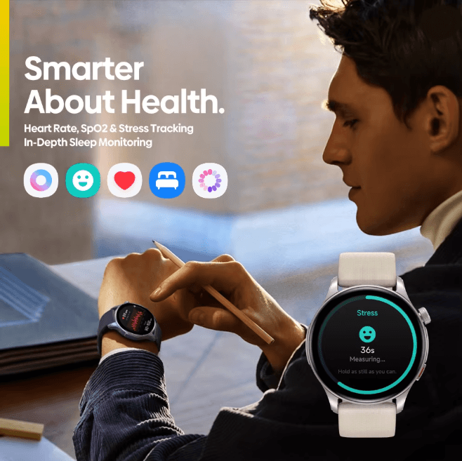 Zeblaze Btalk 3 GPS Smartwatch with AMOLED Display and Bluetooth Calling