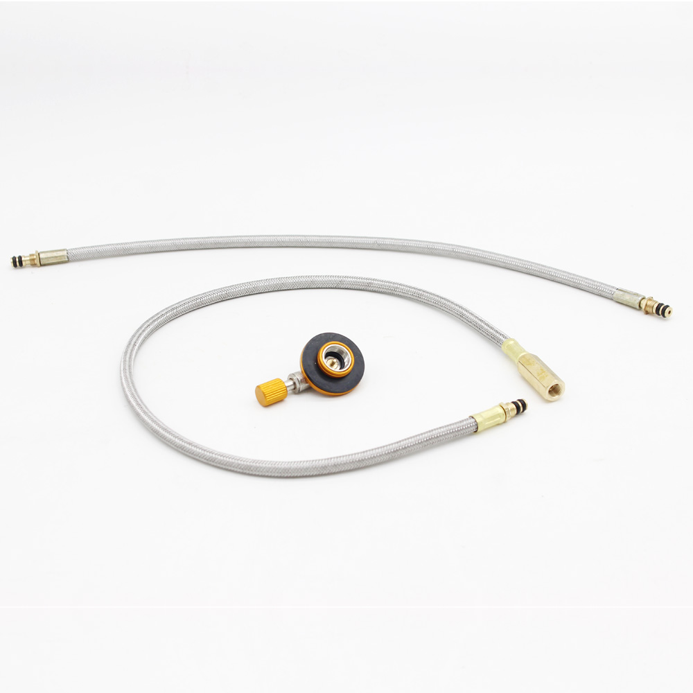 Outdoor Camping Stove Replacement Gas Hose Adapter Extend Tube for Safe Cooking