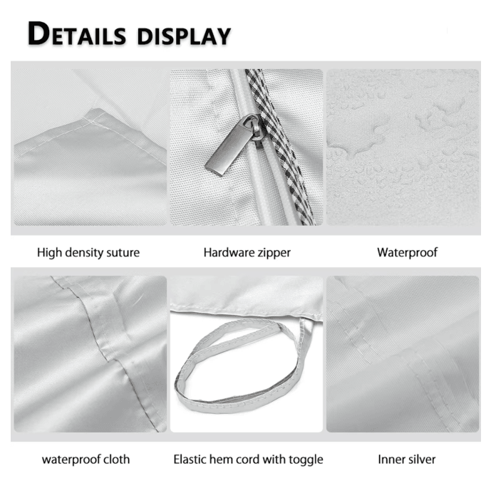 ShieldPro Waterproof Washing Machine Cover Dustproof Sun Protection Laundry Protector