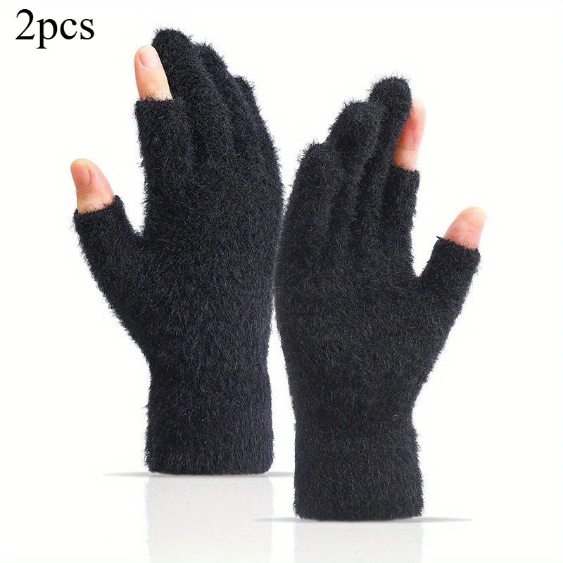 Winter Fingerless Touch Gloves