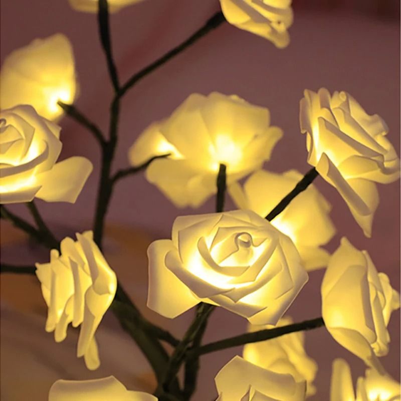 Rose Tree LED Night Light Table Lamp