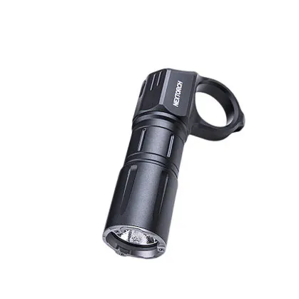 ARTORCH Compact Tactical Flashlight with Finger Ring & Glass Breaker EDC LED Light