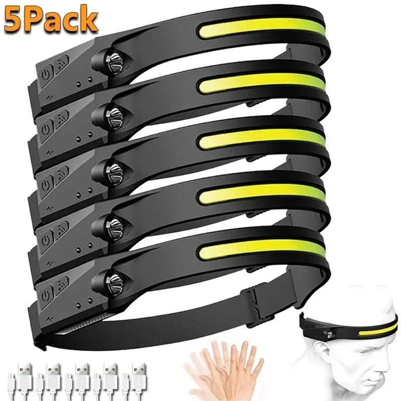 Rechargeable LED Sensor Headlamp