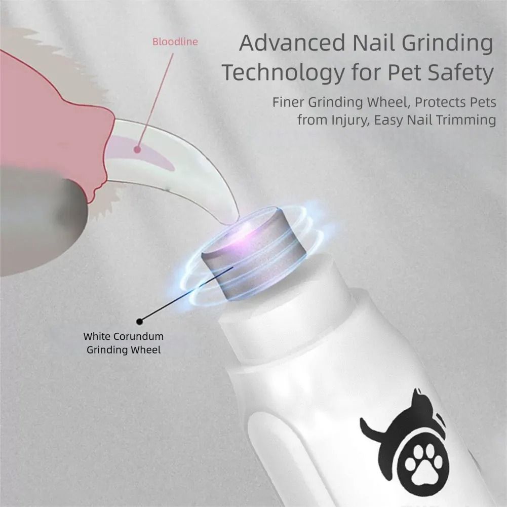 Smart Triple Speed Electric Pet Nail Polisher