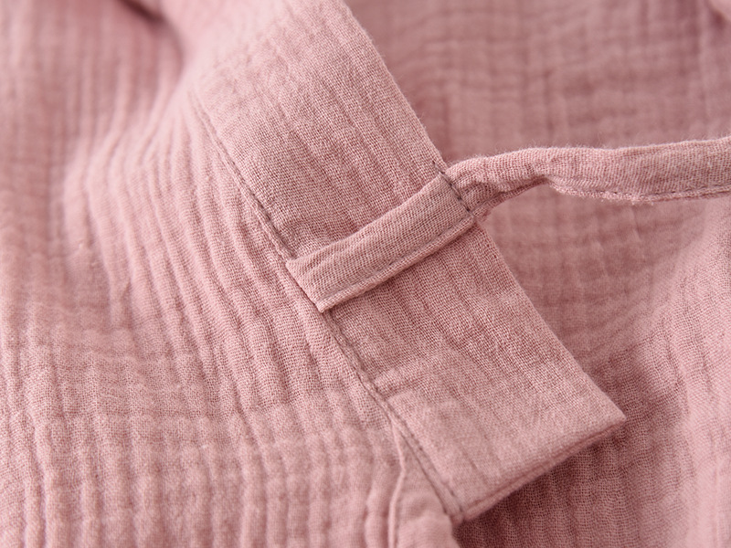 Japanese Robe for Couples, New Spring and Autumn Cotton Crepe Bathrobe, Men and Women Sleepwear