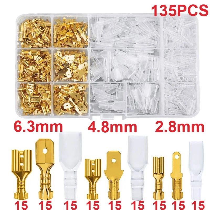 Professional Grade Insulated Spade Terminal Connection Kit