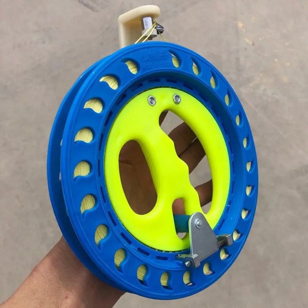 Fire Wheel Kite Reel Winder with Grip Handle 150 to 500M Line