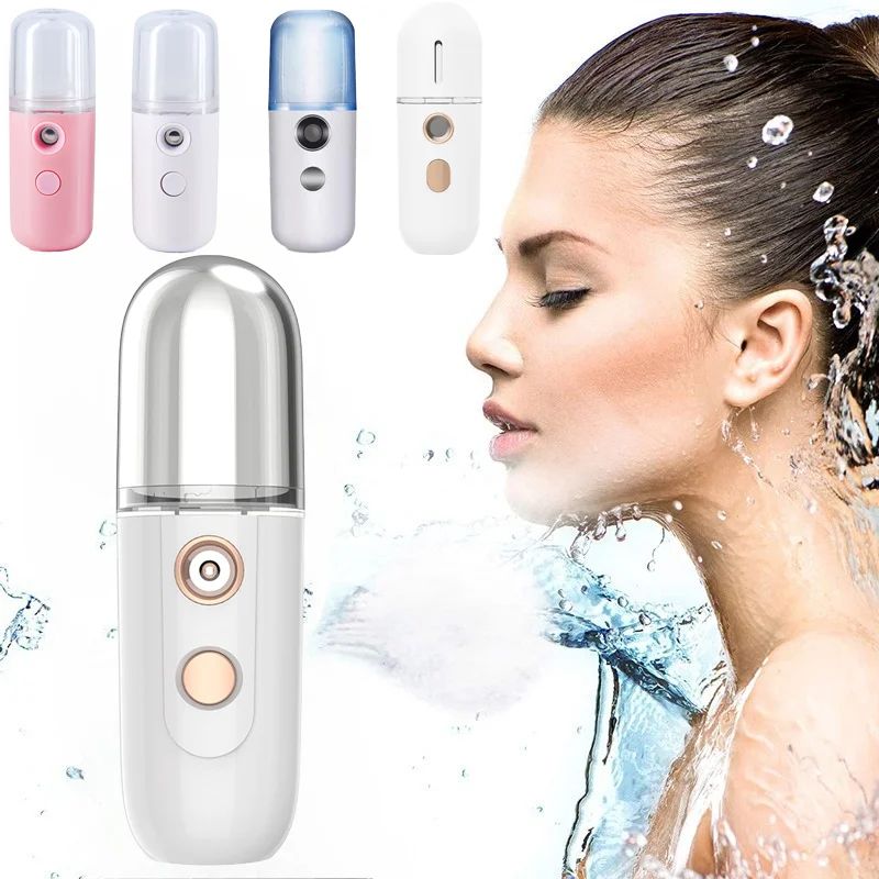 NanoGlow Portable Facial Steamer – USB Nano Mist Face Sprayer for Deep Hydration