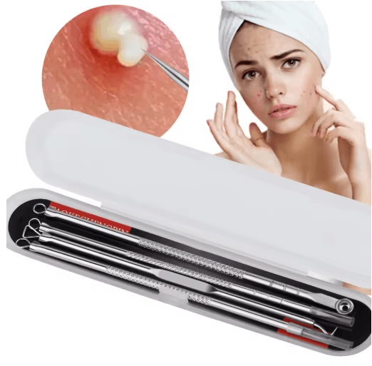 ClearPoint Ultra Fine Blackhead and Pimple Remover Tweezers Set