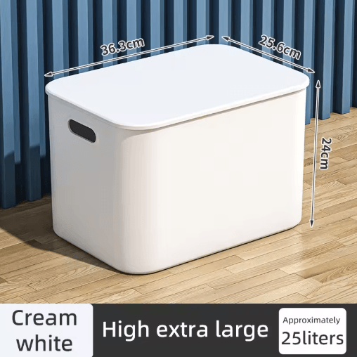 Colorful Stackable Plastic Storage Box Organizer for Desktop and Drawer