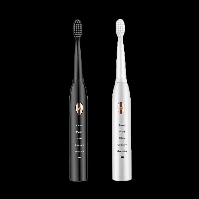 Ultrasonic High-Frequency Waterproof Electric Toothbrush with 5 Cleaning Modes