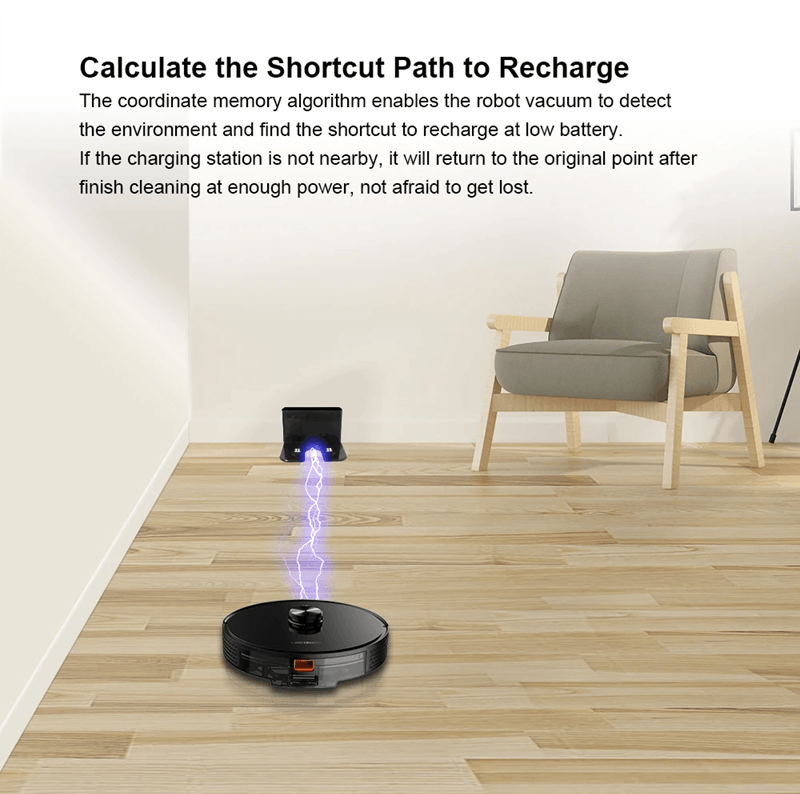 Liectroux X6 Robot Vacuum Cleaner with Lidar Navigation and Carpet Boost