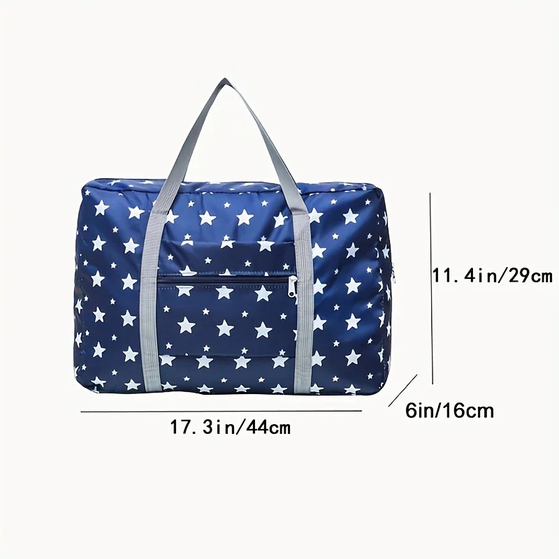 Large Capacity Sports and Fitness Bag, Portable and Lightweight Travel Luggage Bag, Foldable Handheld Boarding Bag