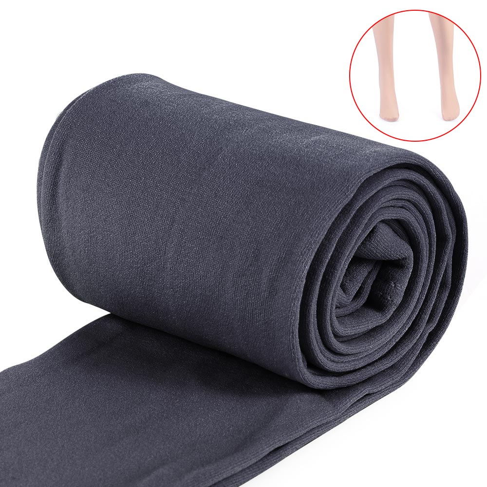 Women Winter Thermal Leggings, Fleece Lined Tights, Warm Thick Stretch Pantyhose