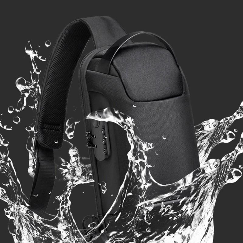 Men Waterproof Anti Theft Crossbody Shoulder Bag