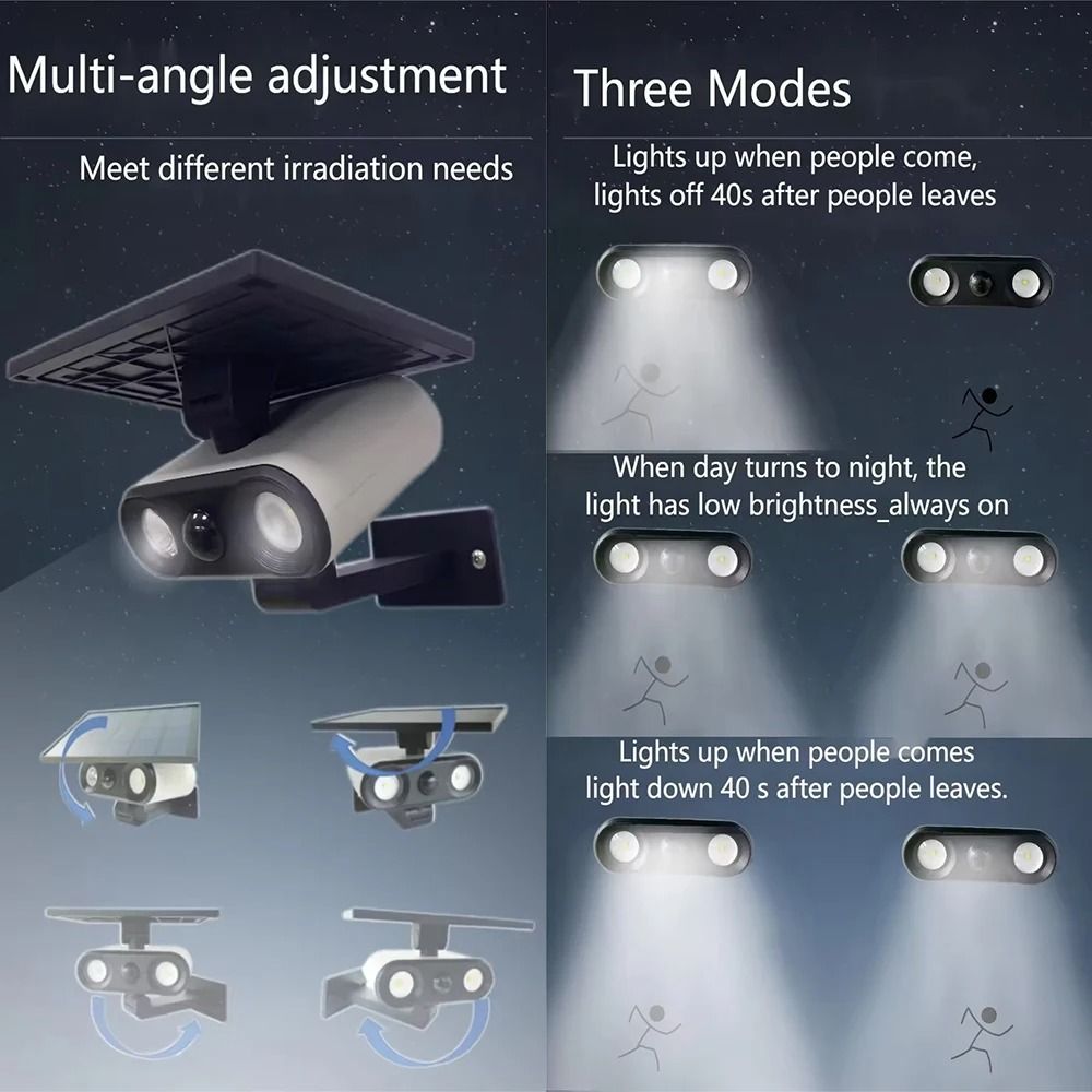 Outdoor Solar Motion Sensor Light with Waterproof IP65 and Multi-Color LED Options