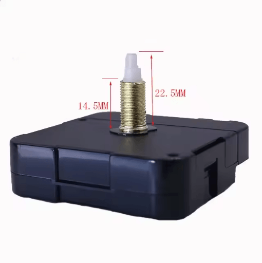 Silent Quartz Clock Mechanism Kit DIY Wall Clock Movement with Long Shaft (31mm)
