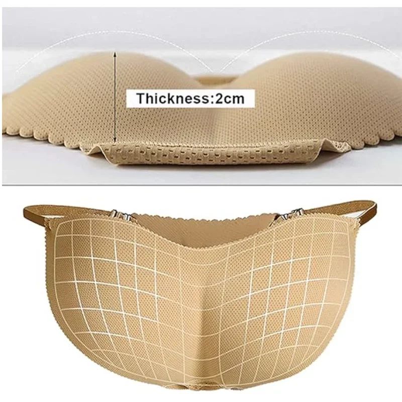 Women's Padded Butt Lifter Shapewear Panties – Seamless Hip Enhancer Booty Shaper Underwear