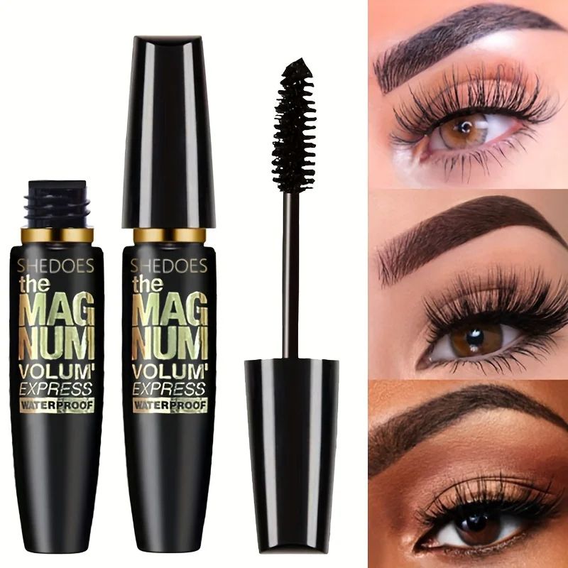 4D Lash Impact Waterproof Mascara – Volumizing, Lengthening & Curl-Hold Formula