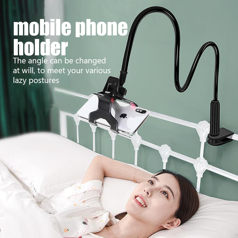 Adjustable Mobile Phone Holder Flexible Bed & Desktop Mount for Smartphones