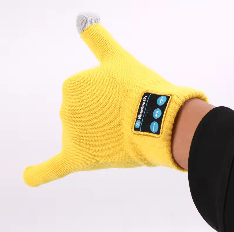 Bluetooth Speaker Winter Gloves | Touchscreen Wireless Gloves with Built-in Speakers & Call Function