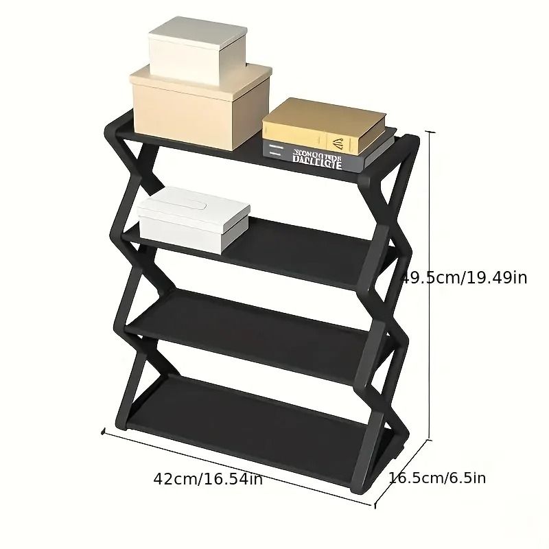X Type Multi Layer Shoe Rack Space Saving Home Shoe Organizer
