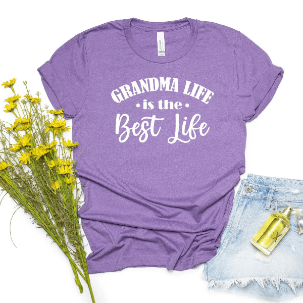 Grandma Life Is The Best Life Shirt Grandma Gift Tee