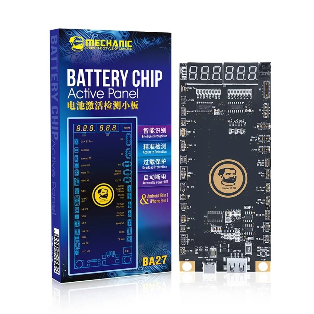 Mechanic Battery Activation Detection Board Fast Charge Tool for iPhone and Android