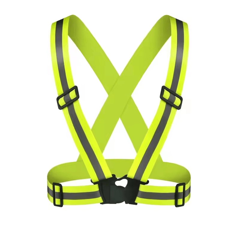 NightGuard Reflective Safety Vest – Adjustable Lightweight High-Visibility Running & Cycling Gear