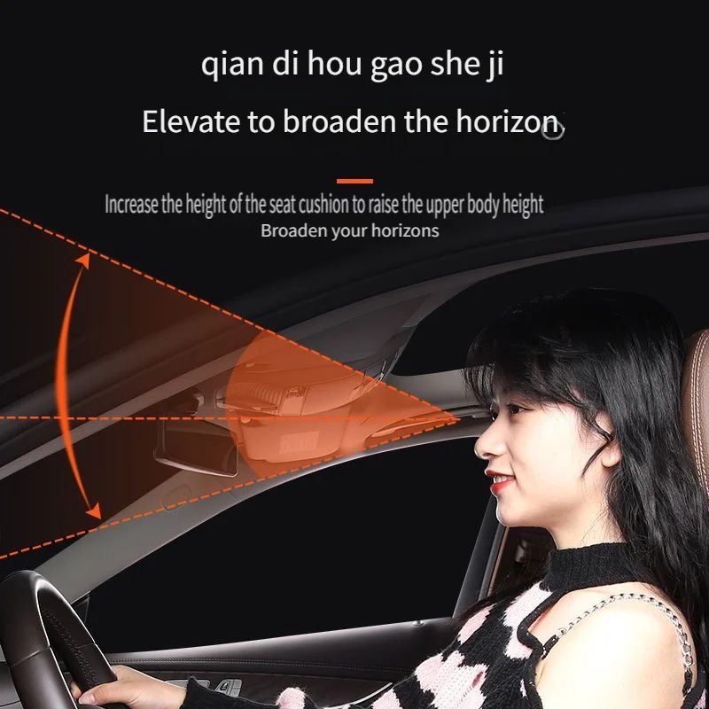 Extra Thick Memory Foam Driving Seat Cushion for Car and Office Comfort