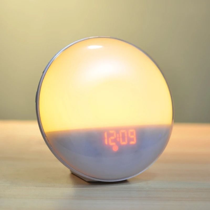 Wake Up Light Alarm Clock with Sunrise and Sunset Simulation