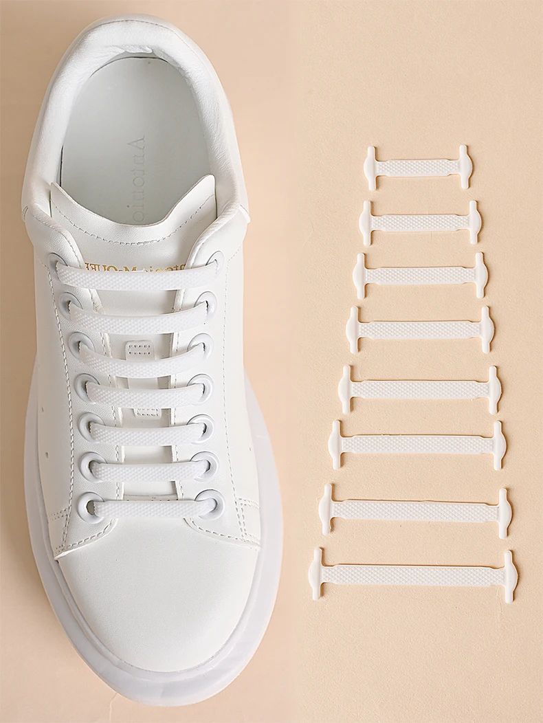 No Tie Elastic Lazy Silicone Laces Rubber Lace