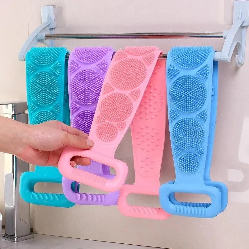 Silicone Body Back Scrubber and Massage Brush