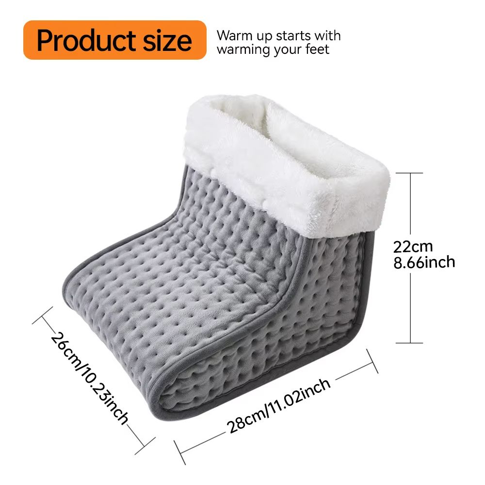 CozyFeet Electric Heated Foot Warmer – 9 Gear Heating Pad with Adjustable Temperature Control