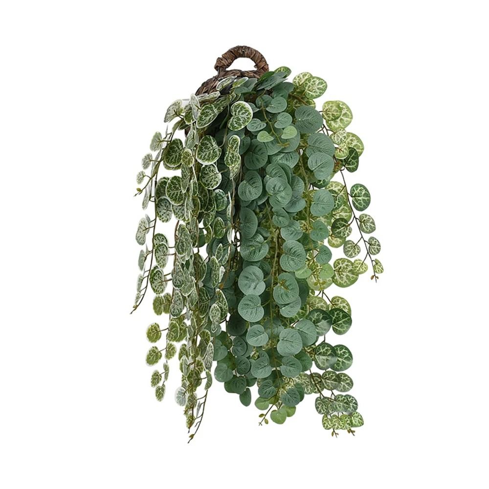 Lush Artificial Eucalyptus & Tropical Hanging Vines