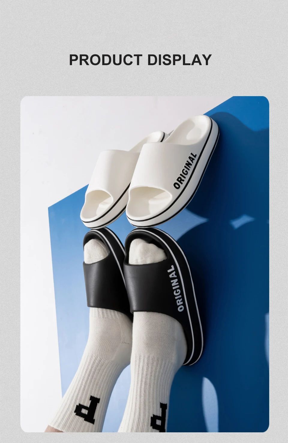 Unisex Letter Print Summer Slide Slippers