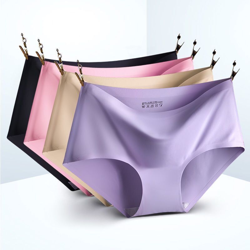 Ice Silk Pregnant Women Underwear, Comfortable Postpartum Low Waist Maternity Briefs, Seamless Pregnancy Underwear