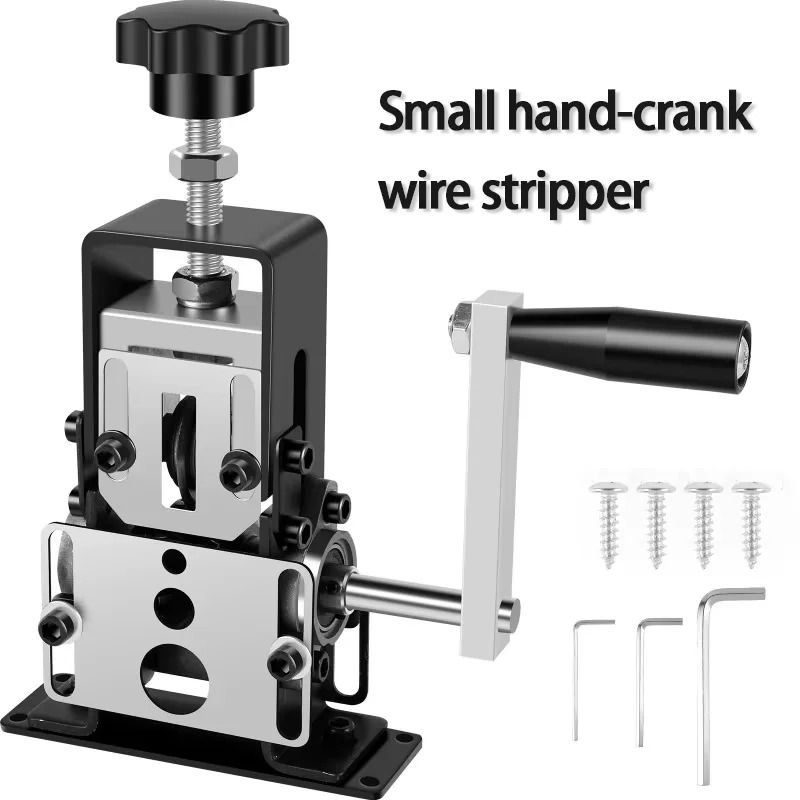 1–70mm Heavy-Duty Wire Stripper – Manual & Drill-Powered Copper Peeling Tool