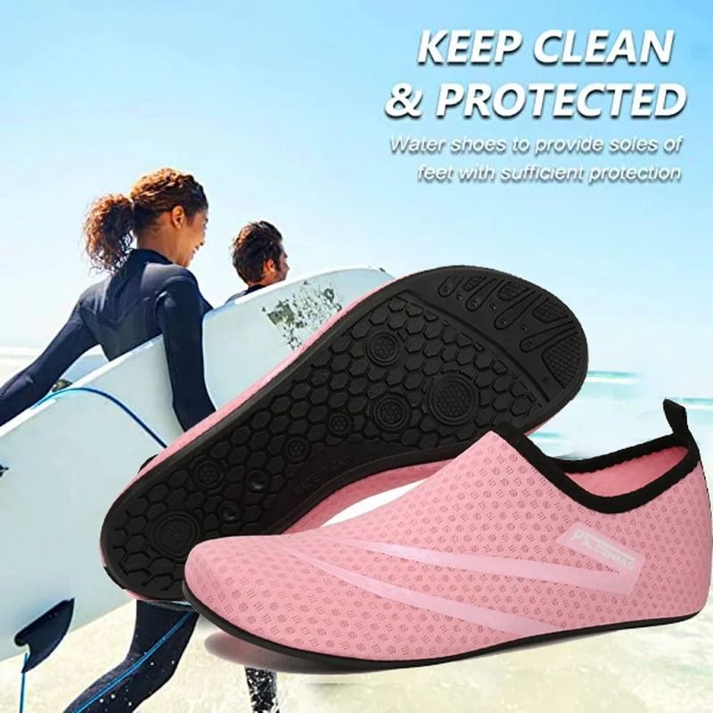 Unisex Quick Dry Water Shoes Breathable Non Slip Beach and Swim Footwear