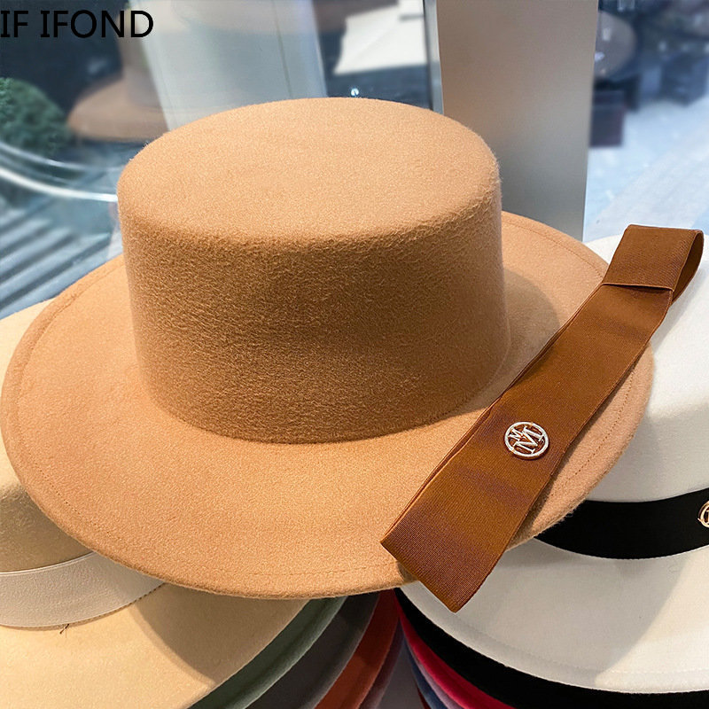 Elegant Fedora Hat for Women, Fashionable Panama Dress Hat with Ribbon Band