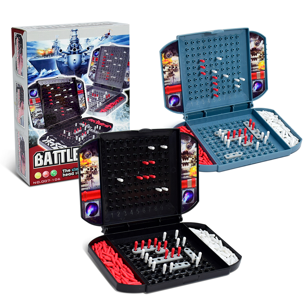 Children's Warship Sea Ship Board Game Classic Naval Combat Strategy Game for two Players