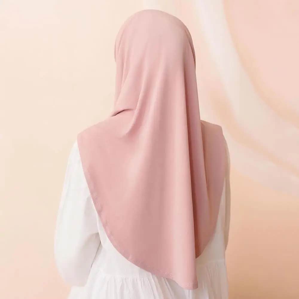 Soft Modal Instant Jersey Hijab for Women Ready to Wear Slip On Headscarf