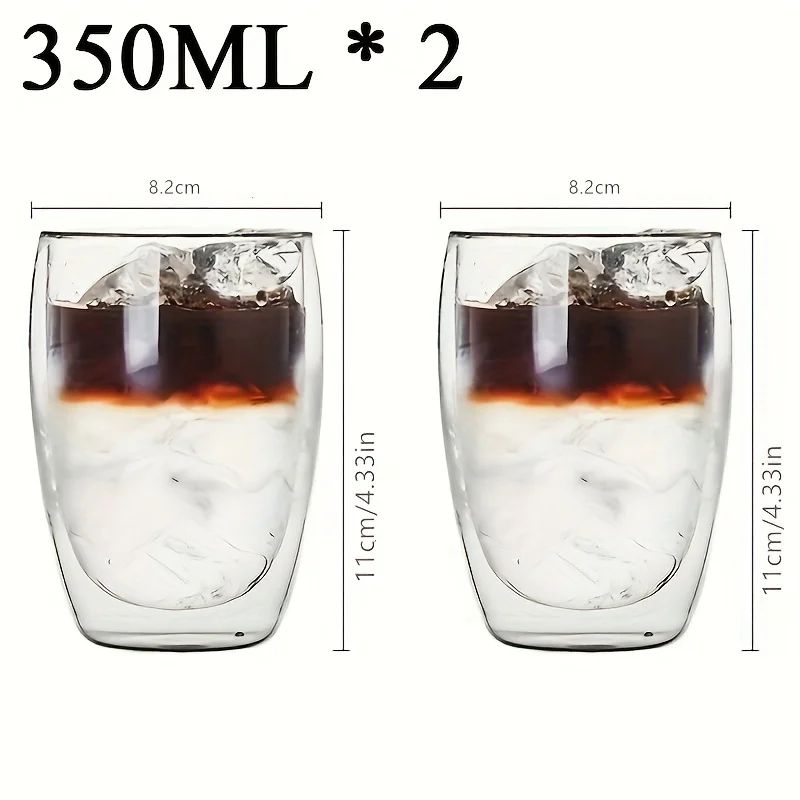 Double Wall Glass Coffee Tea Cup